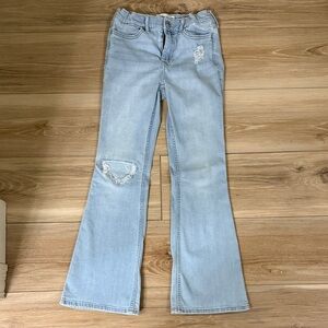 Abercrombie Kids Distressed Light Blue Jeans